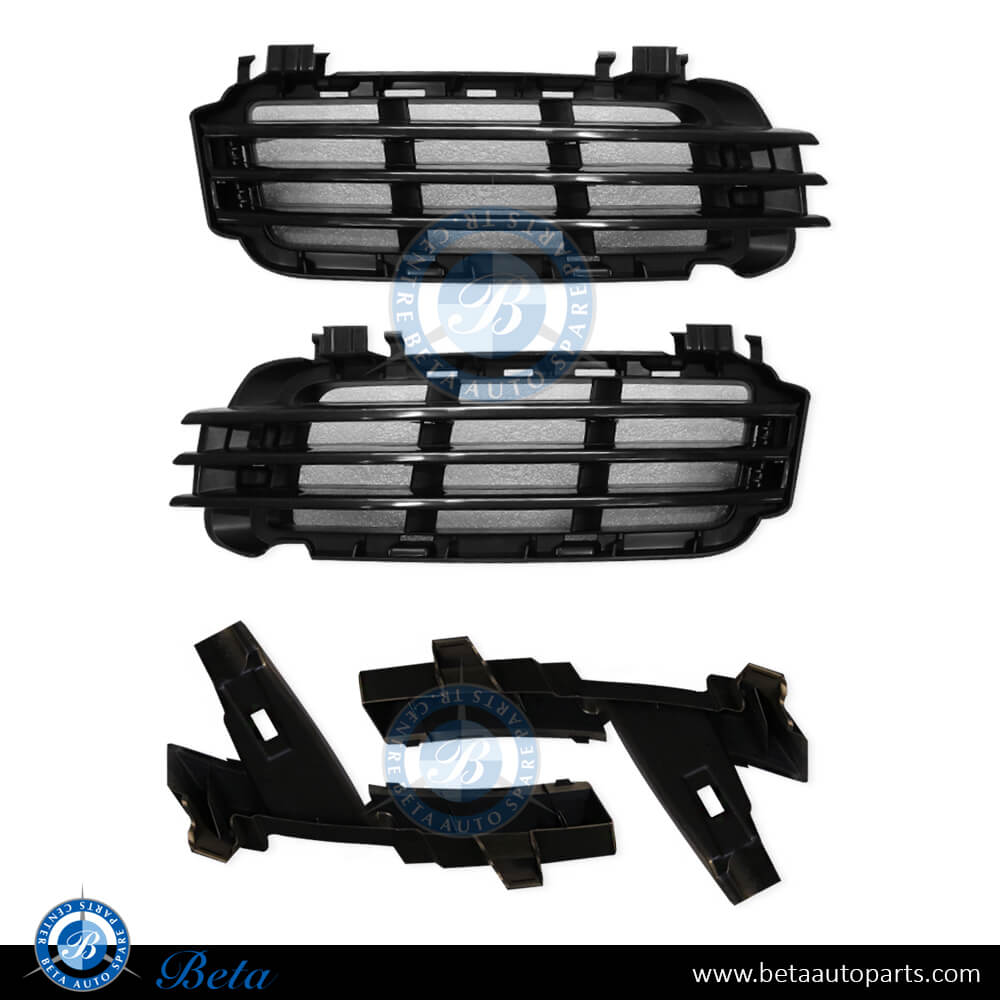 Fog Lamp Cover Set with Moulding with Support Bracket for Range Rover Vogue 2013-2017 models, Part Number LR046709/LR046708 Fog Lamp Cover Set with Moulding with Support Bracket for Range Rover Vogue 2013-2017 models, Part Number LR046709/LR046708